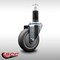 Service Caster 4'' SS Thermoplastic Rubber Wheel Swivel 1-1/4'' Expanding Stem Caster SCC-SSEX20S414-TPRB-114 - alternate 3
